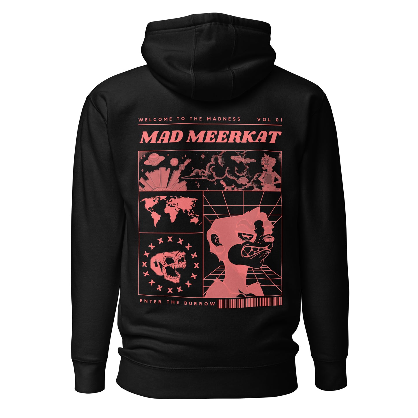 Mad Meerkat - Global Madness Unisex Hoodie
