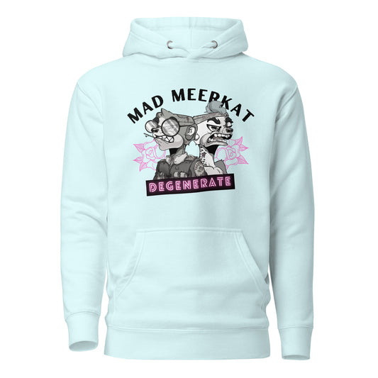 Mad Meerkat - Degenerate Unisex Hoodie [Customisable]