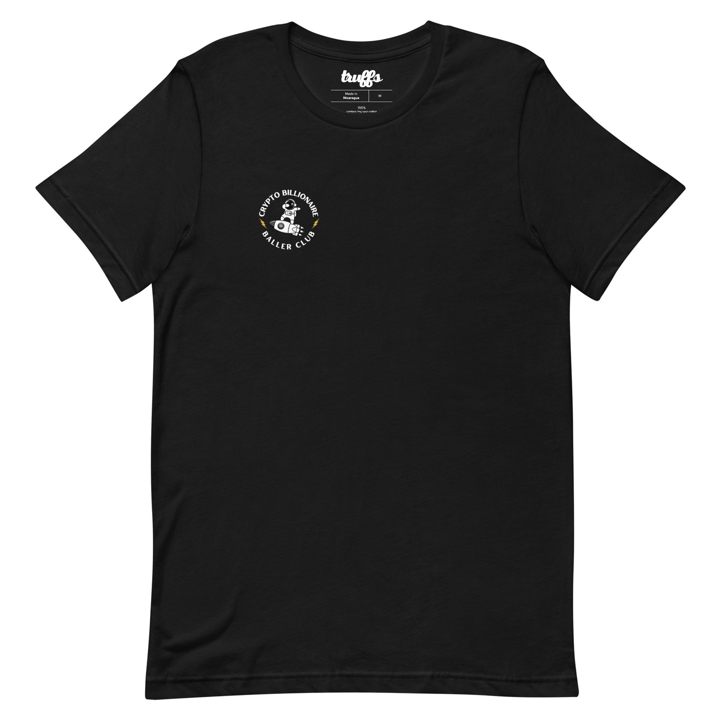 Crypto Billionaire Baller Club NFT T-Shirt - Black Front