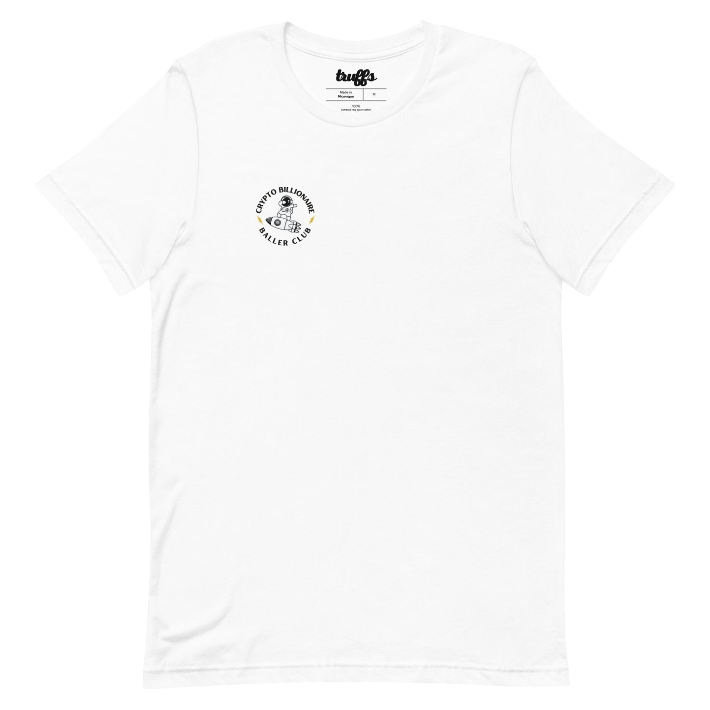 Crypto Billionaire Baller Club NFT T-Shirt - White Front